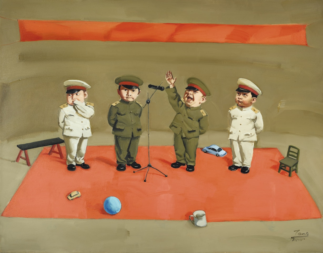 Children In Meeting by Tang Zhigang