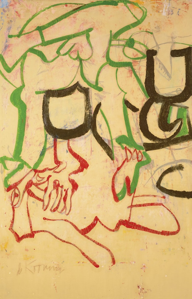 TORSO OF A MAN by Willem de Kooning