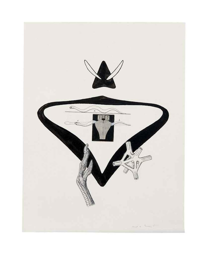 Projet d'illustration pour La brebis galante de Benjamin Pí©ret by Max Ernst