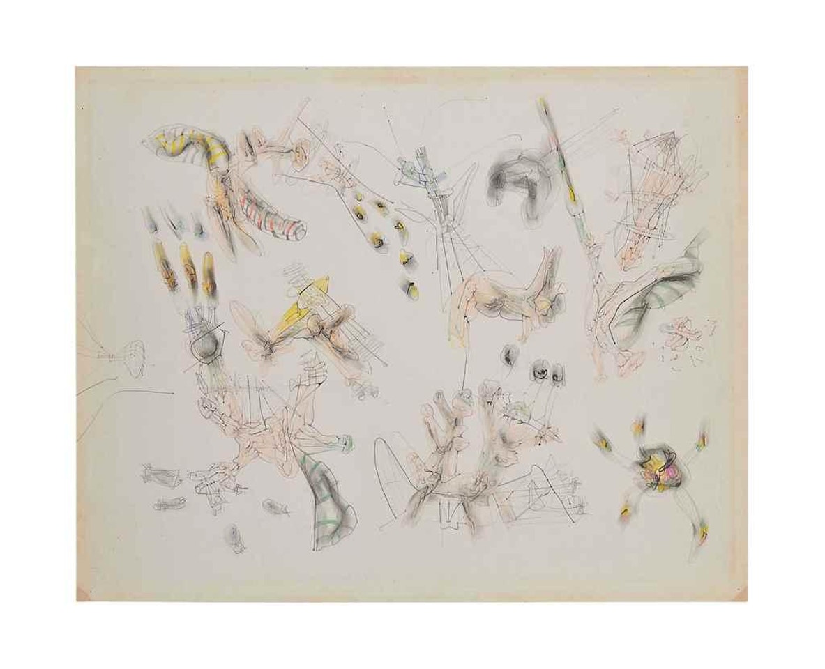 War cartoon by Roberto Matta