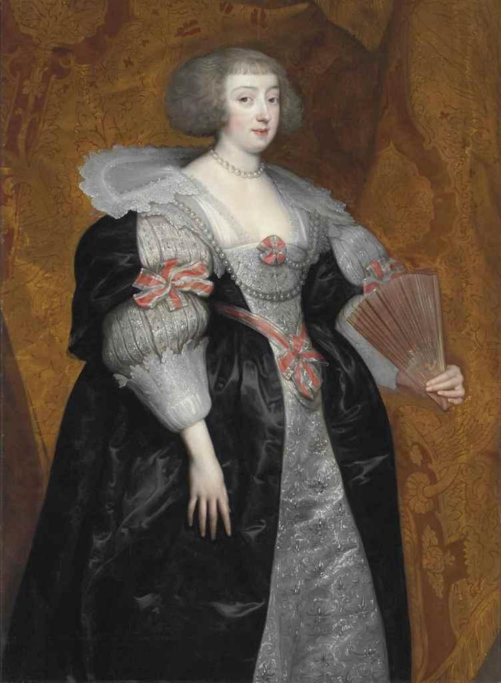 Portrait of Marguerite de Lorraine, Madame by Anthony van Dyck