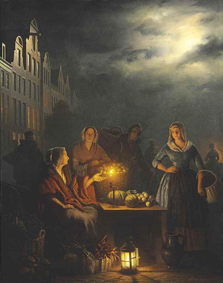 The Night Market by Petrus van Schendel
