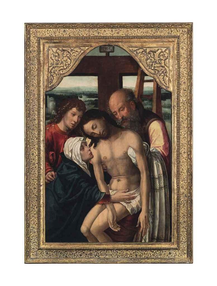 The Deposition by Attributed to Pieter Coecke van Aelst I