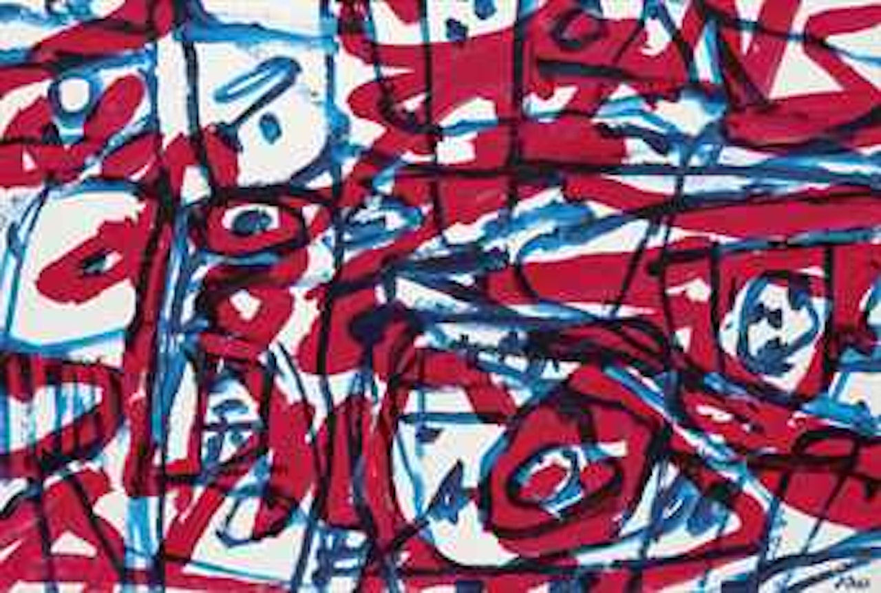 Mire G 69 (Boléro) by Jean Dubuffet