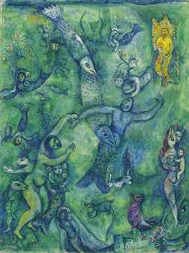 Abdallah et les �tres marins by Marc Chagall