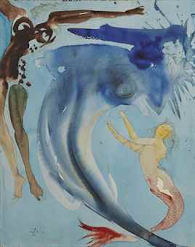 Little mermaid no. 1 by Salvador Dali