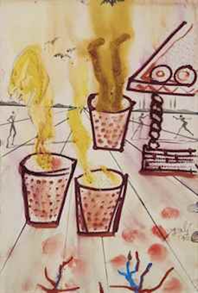 The girl who trod on the loaf by Salvador Dali