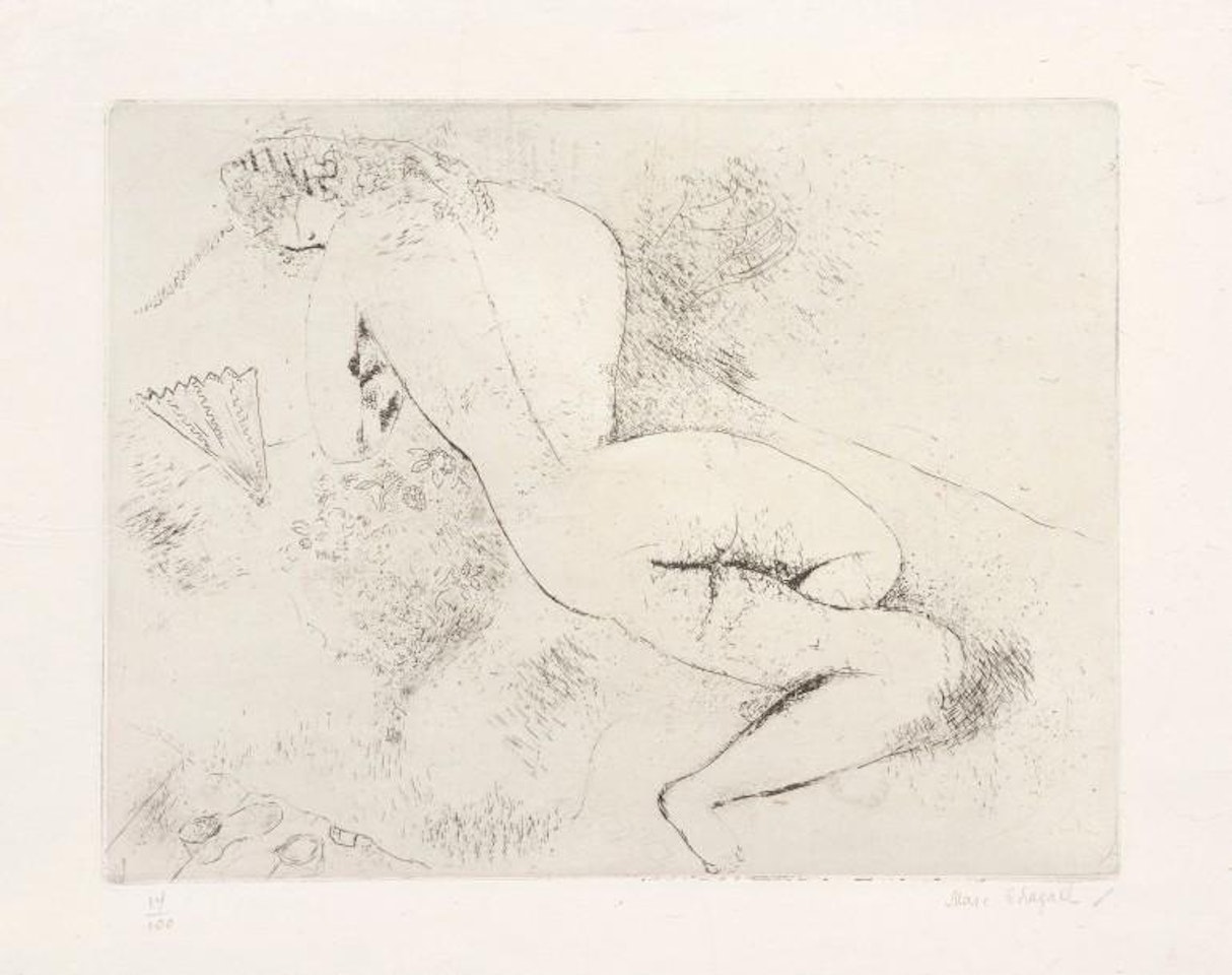 Nu íæ läó»í©ventail by Marc Chagall