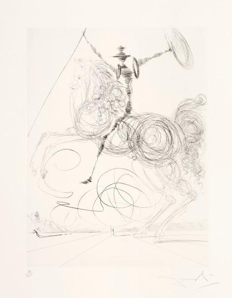 Don Quichotte by Salvador Dali