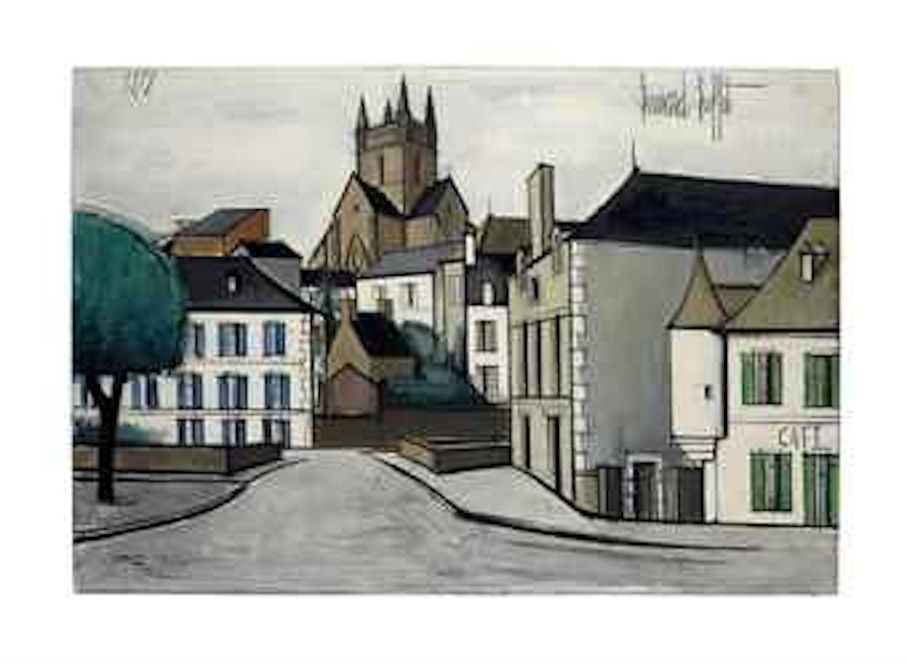Quimperl_ (Morbihan) by Bernard Buffet