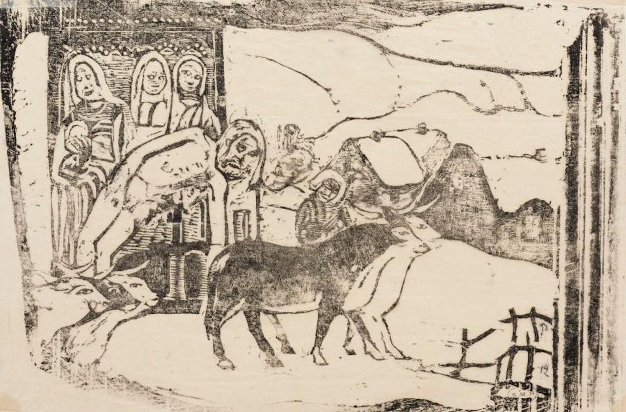 Le Calvaire breton by After Paul Gauguin