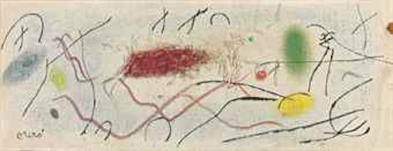 Rouge et Azur by Joan Miró