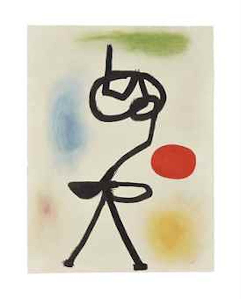 Figure devant le soleil by Joan Miró