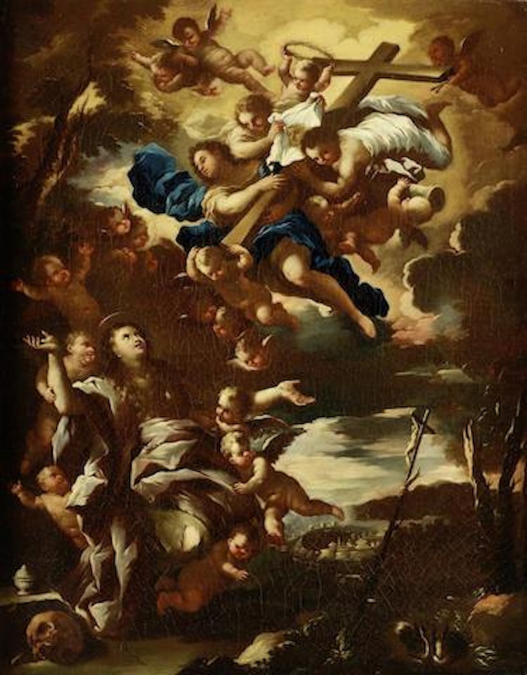 The Ecstasy of the Magdalen; and The Adoration of the Shepherds by Circle of Luca Giordano