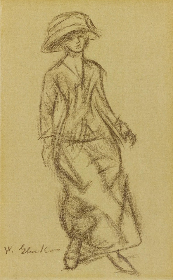Woman Walking by William Glackens