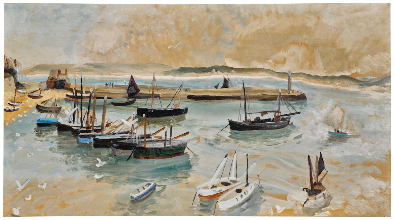 St Ives Harbour by Winifred Nicholson