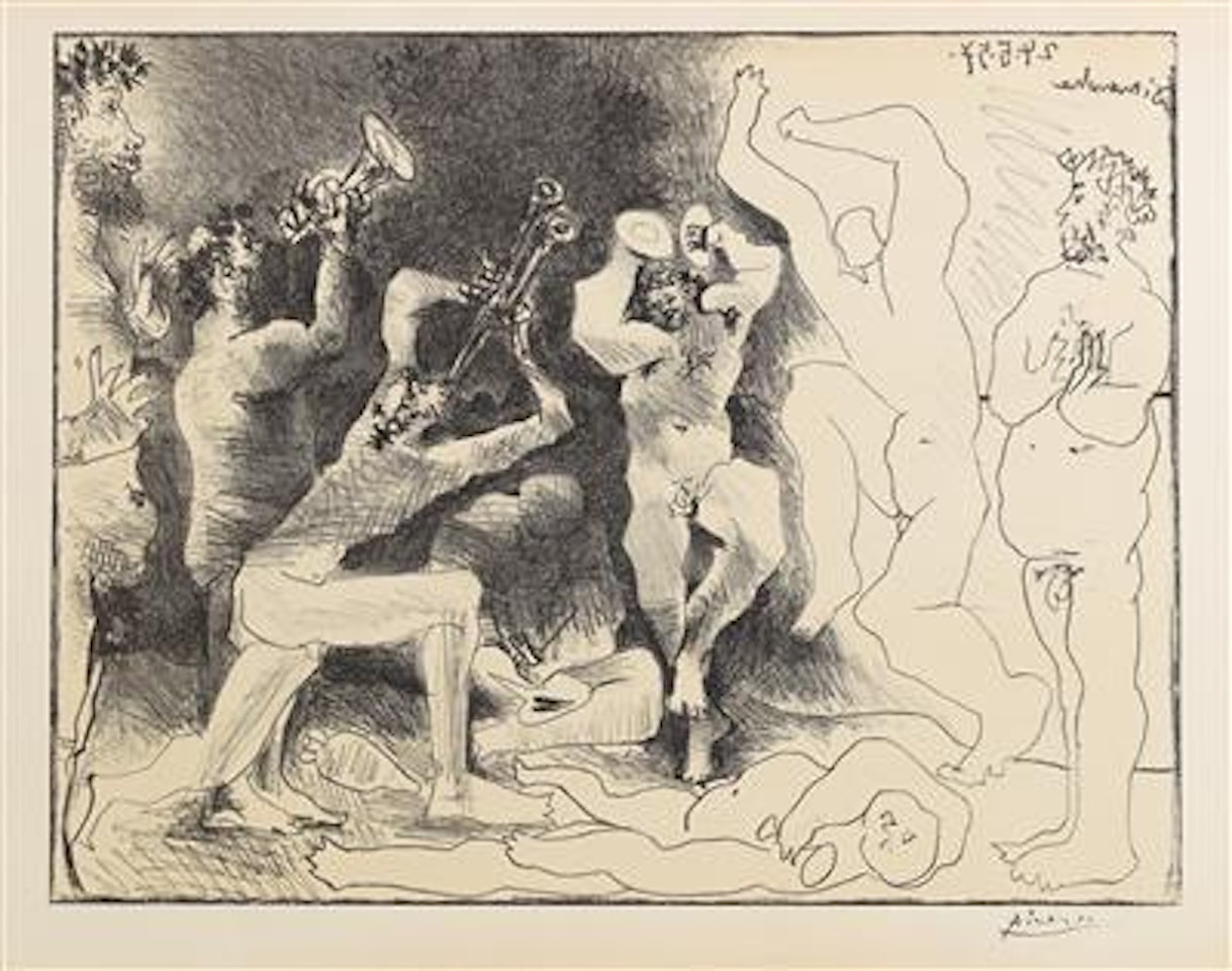 Tanz der Faune (Dance of the Fawns) by Pablo Picasso