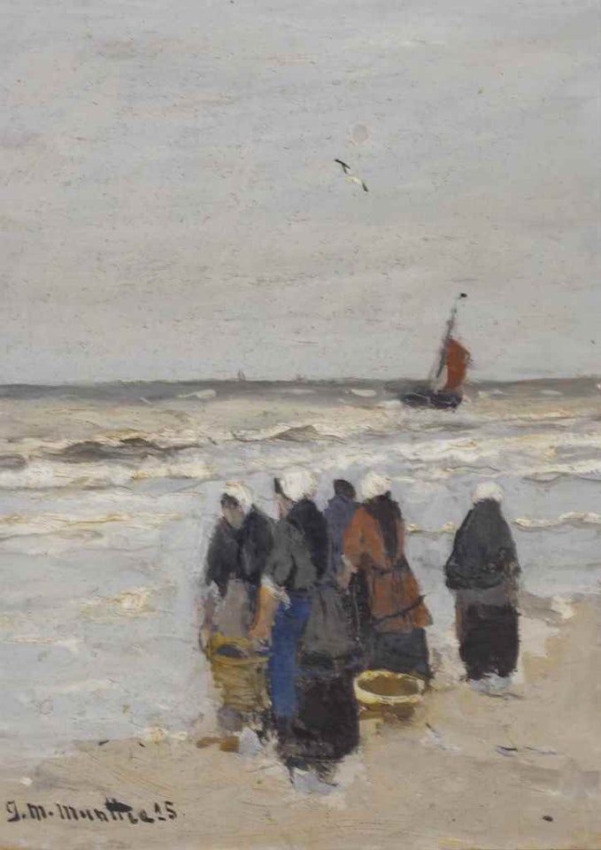 Awaiting the catch by Gerhard Arij Ludwig Morgenstjerne Munthe