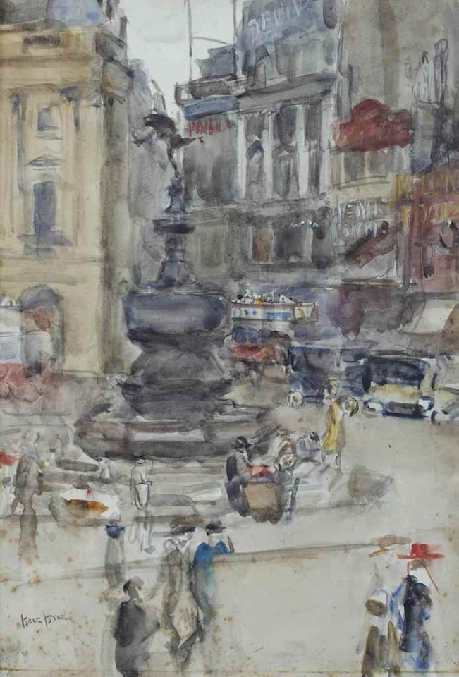 Picadilly Circus, London by Isaac Israels