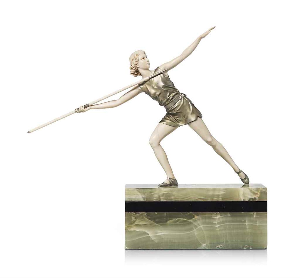 Javelin Thrower, Circa 1925 by Ferdinand Preiss