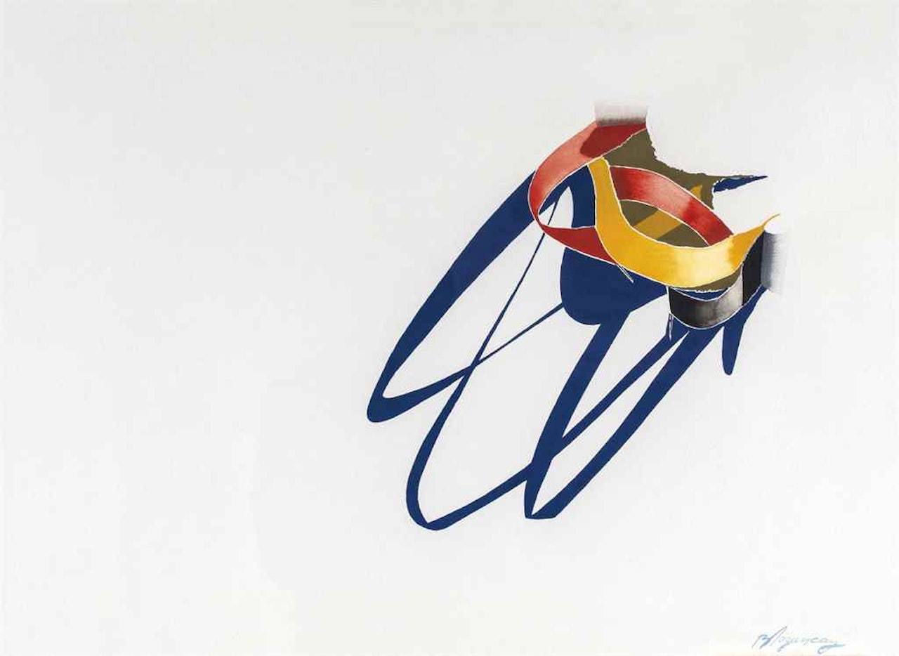 Arabesque (from the Ribbons series) by Burhan Cahit Dogancay