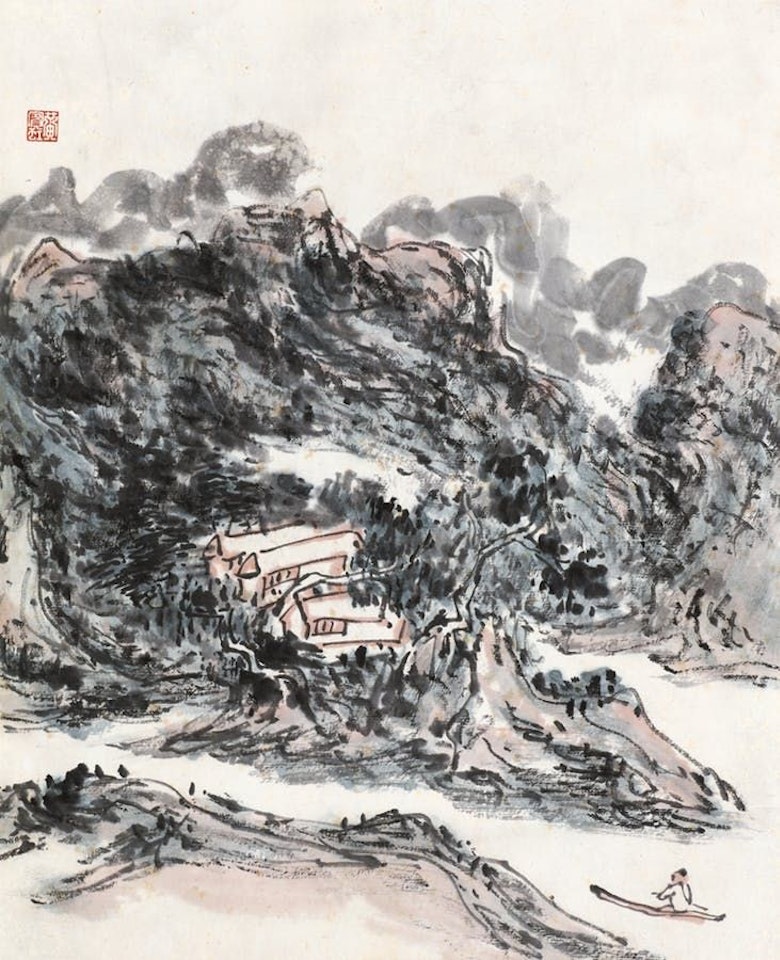 Landscape by Huang Binhong