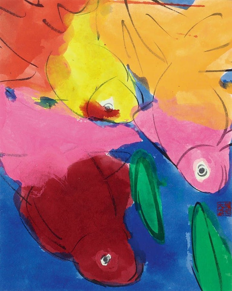 Gold Fish by Walasse Ting