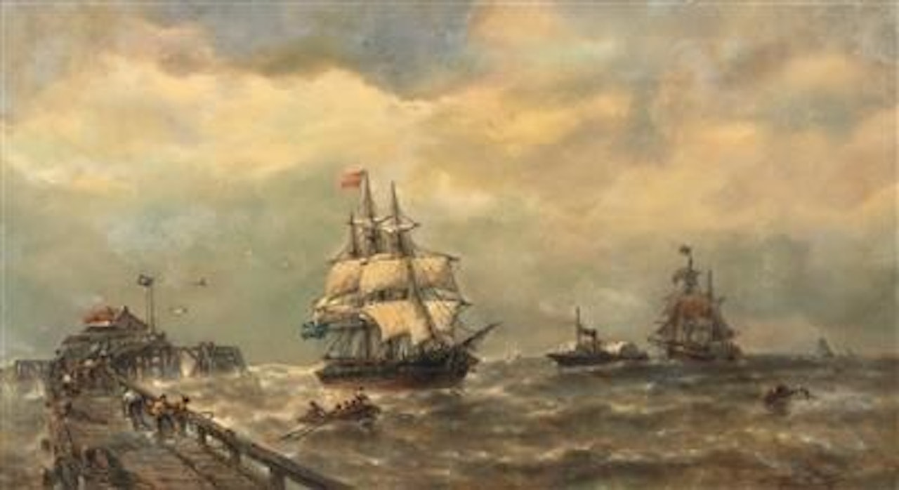 Storm Off the Coast by François Etienne Musin