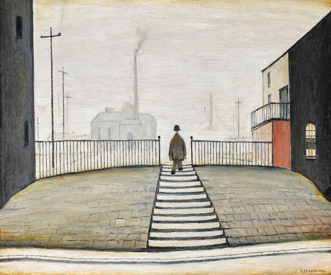 THE STEPS by Laurence Stephen Lowry