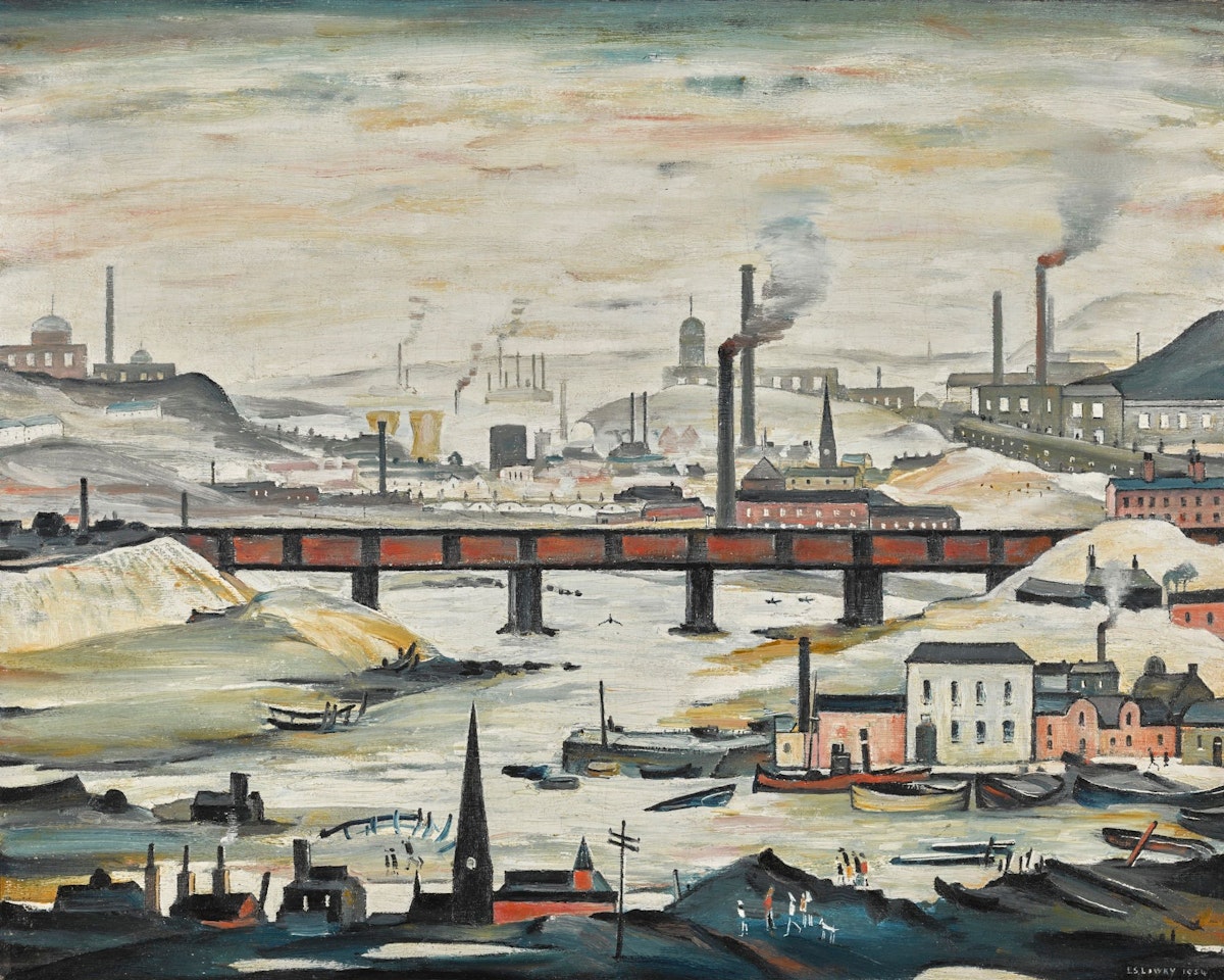 INDUSTRIAL PANORAMA by Laurence Stephen Lowry