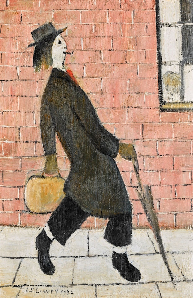 FATHER GOING HOME by Laurence Stephen Lowry