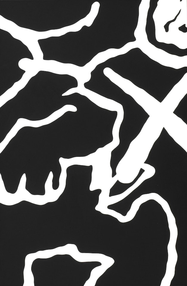UNTITLED (BLACK & WHITE) by Kaws