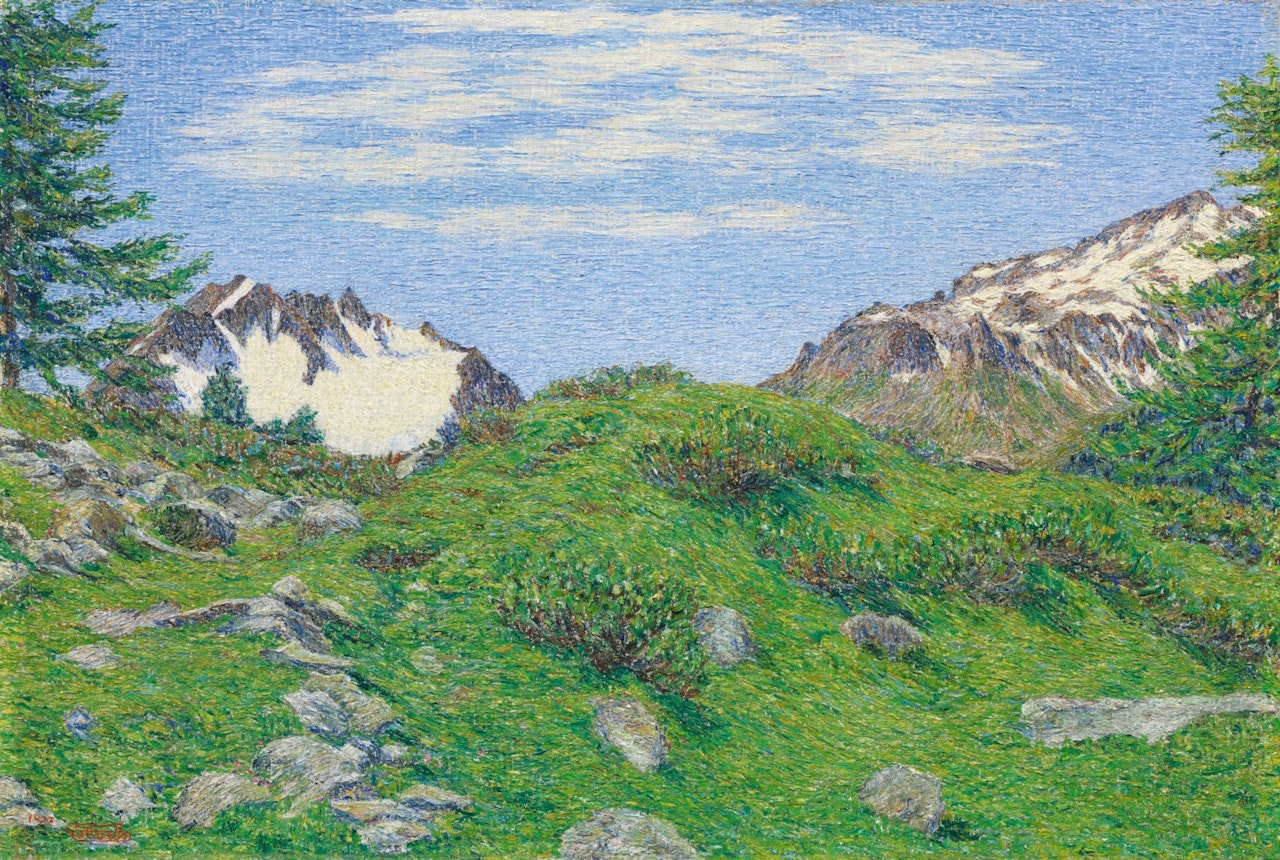 JULILANDSCHAFT by Gottardo Segantini