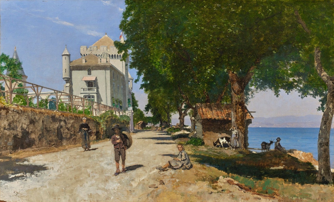 CHÂTEAU TOURRONDE À ST-GINGOLPH by François Bocion