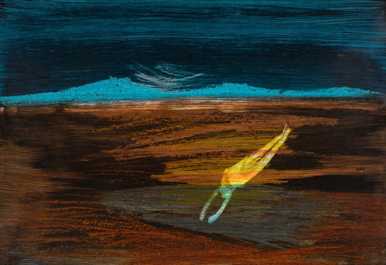 THE DIVER by Sidney Nolan