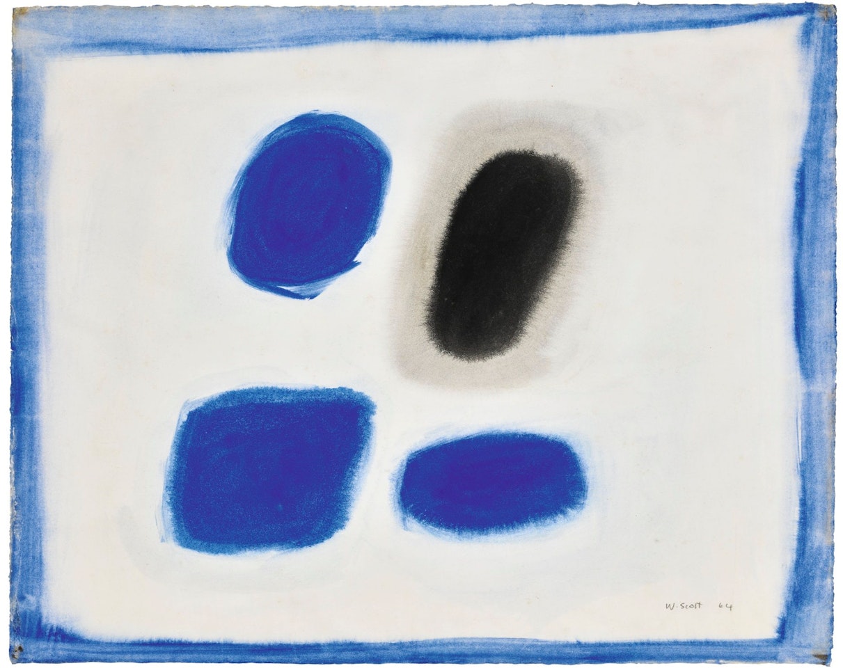 STUDY FOR BERLIN BLUES II by William Scott