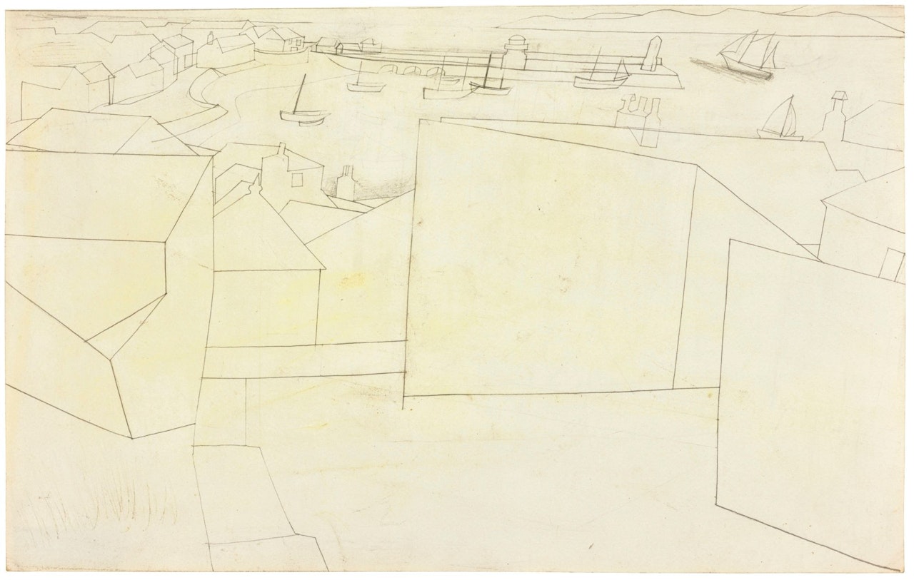 ST IVES by Ben Nicholson, O.M.