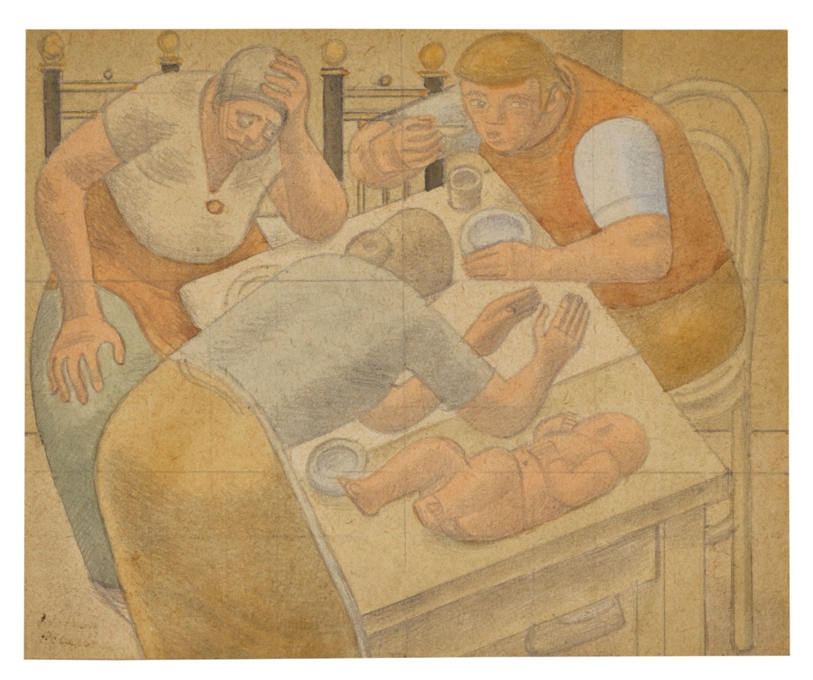FAMILY SCENE by William Roberts