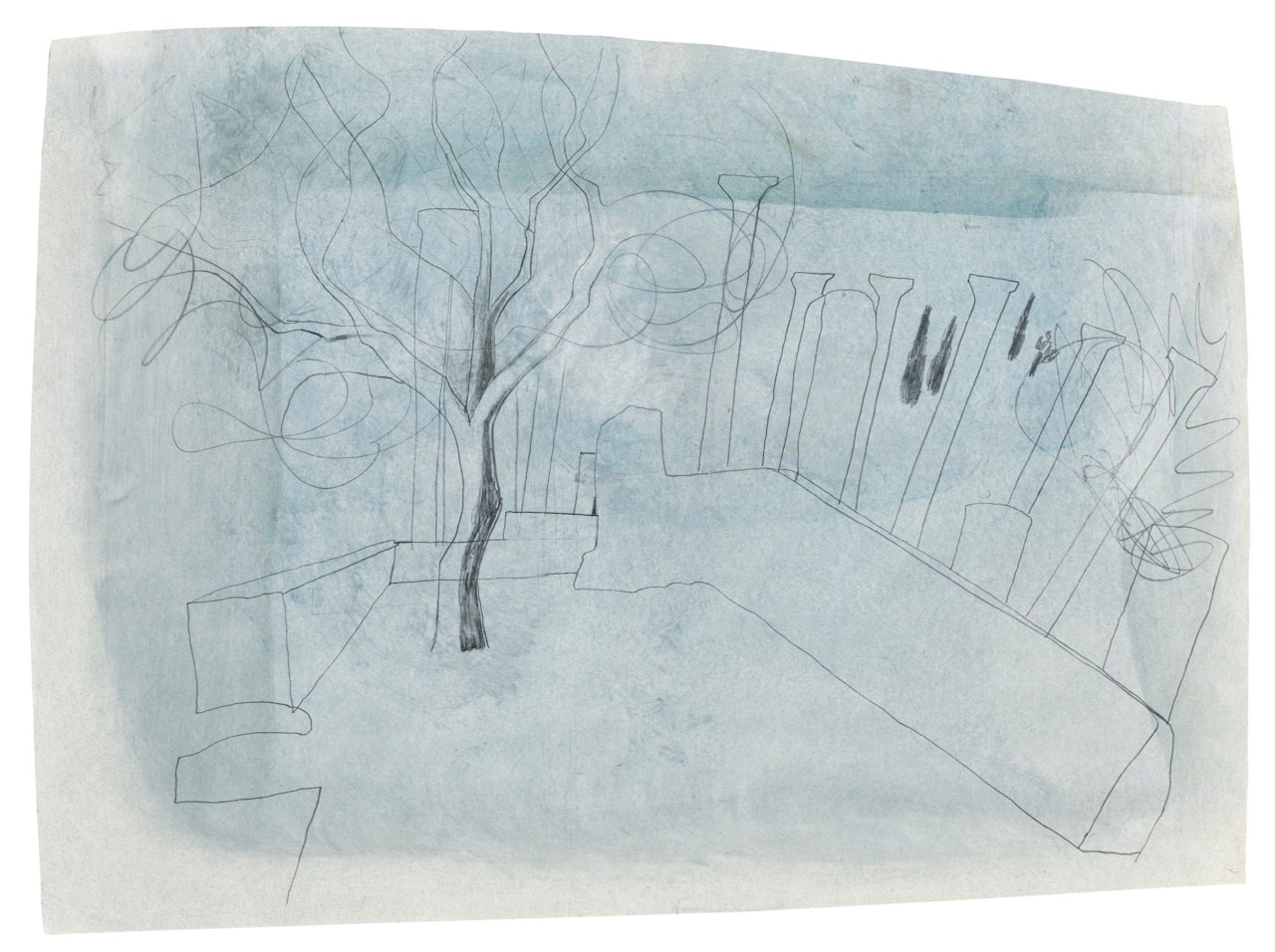 PALAESTRA (OLYMPIA) by Ben Nicholson, O.M.
