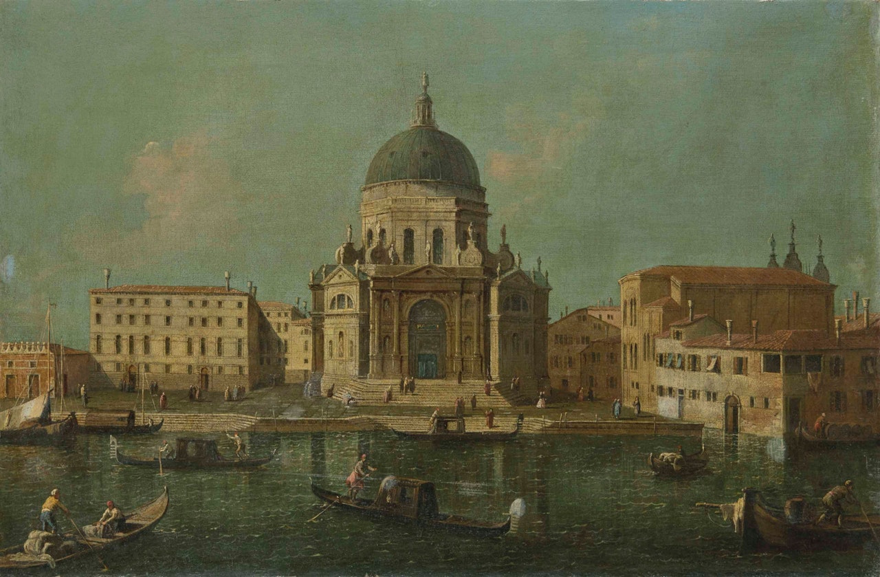 La Basilique Santa Maria della Salute à Venise by Michele Marieschi