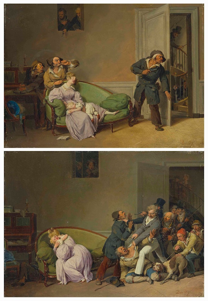 Scènes de voleurs by Louis-Leopold Boilly