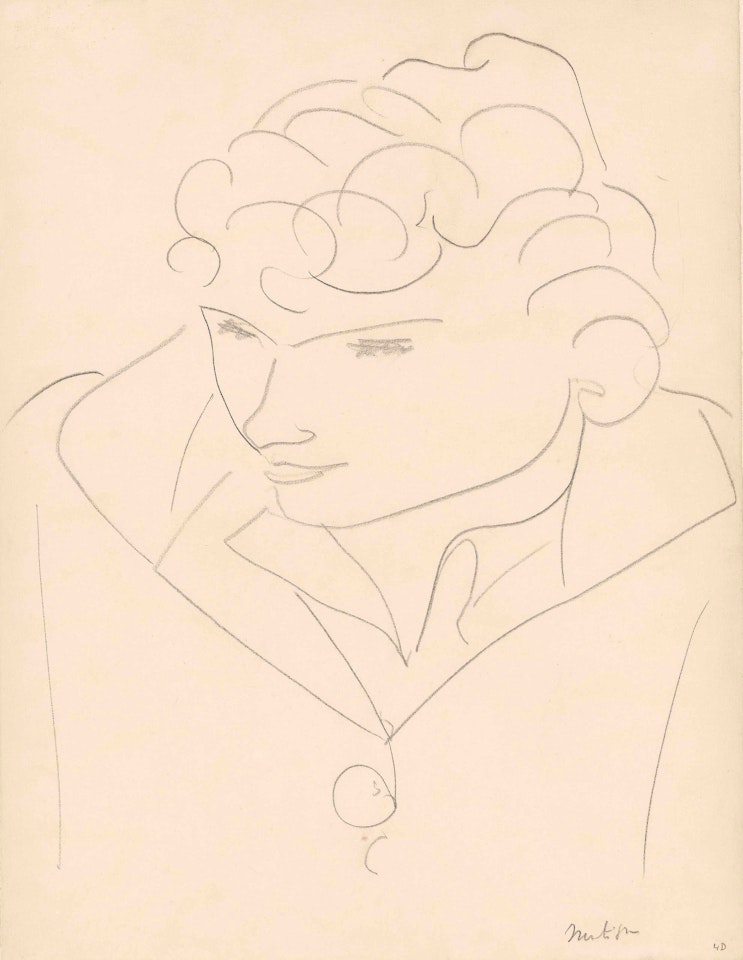 Portrait d'après Annelies by Henri Matisse