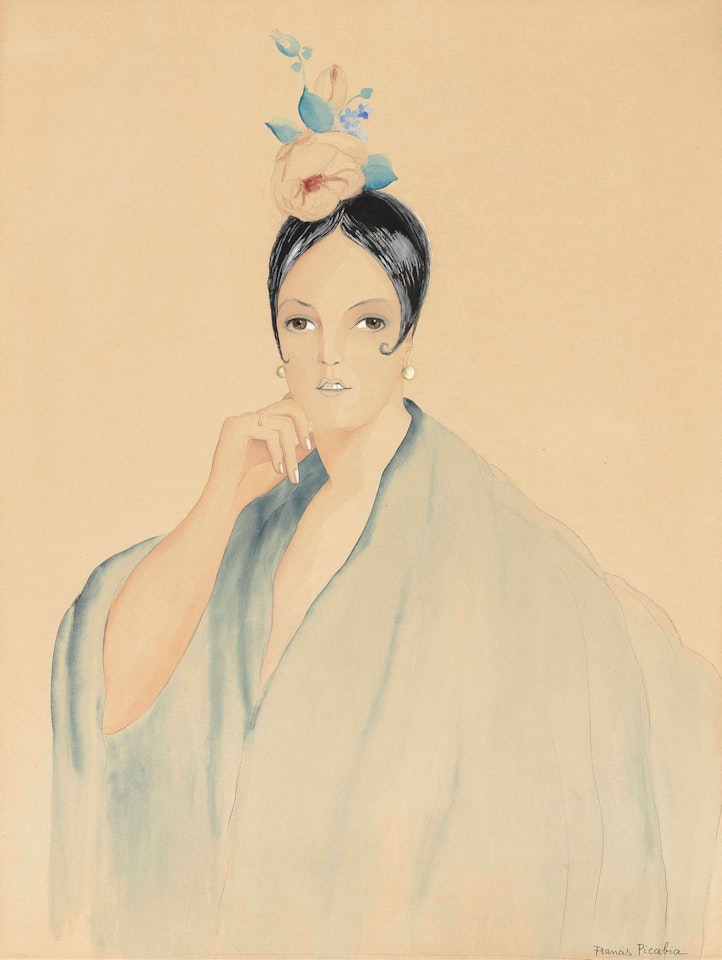 L'espagnole à la rose by Francis Picabia