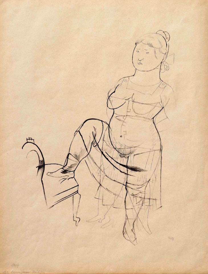 Erwachsenes Mädchen by George Grosz