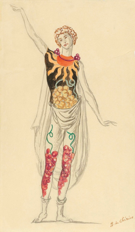 Costume per Dioniso by Giorgio de Chirico