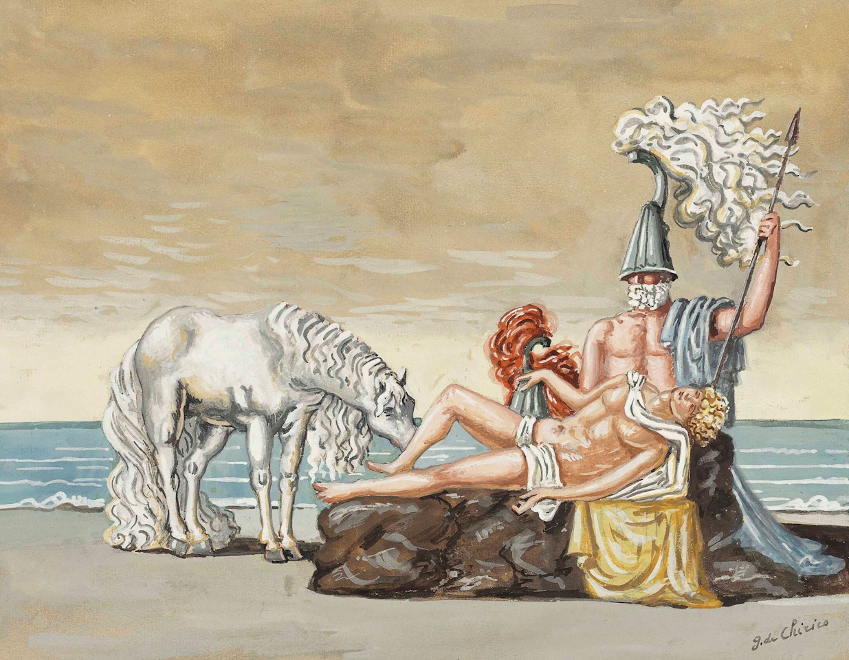 Il figlio del guerriero by Giorgio de Chirico