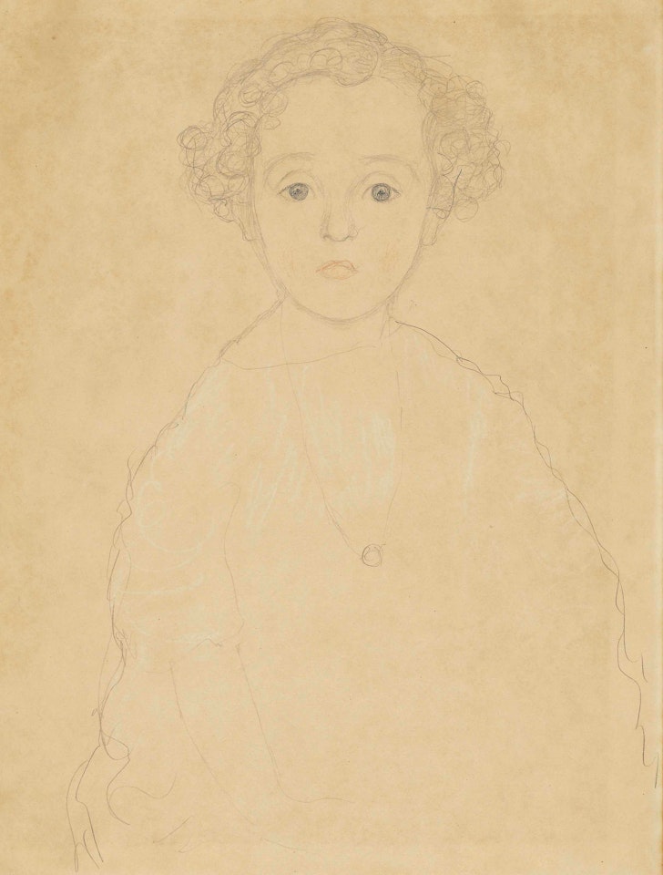 Knabenbildnis von vorne (George von Halban-Kurz) by Gustav Klimt