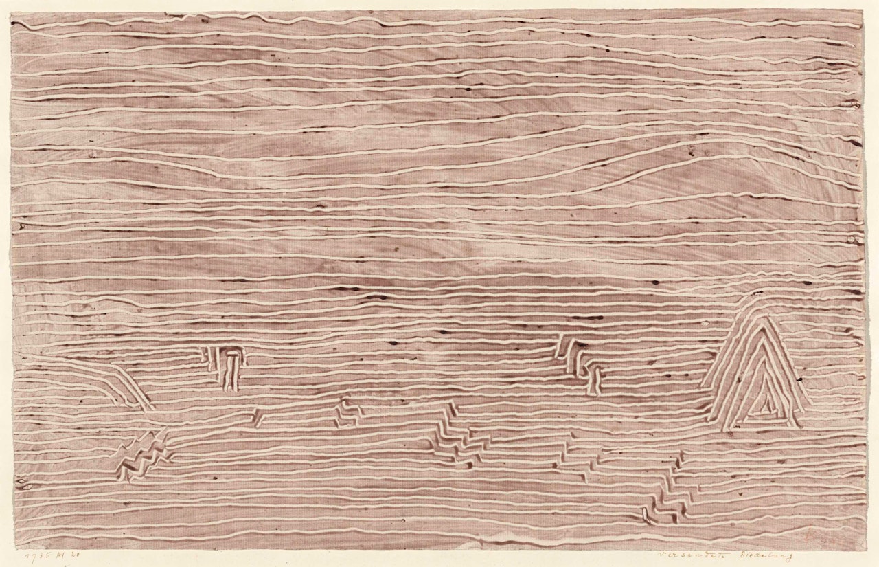 Versandete Siedelung (Silted up Settlement) by Paul Klee