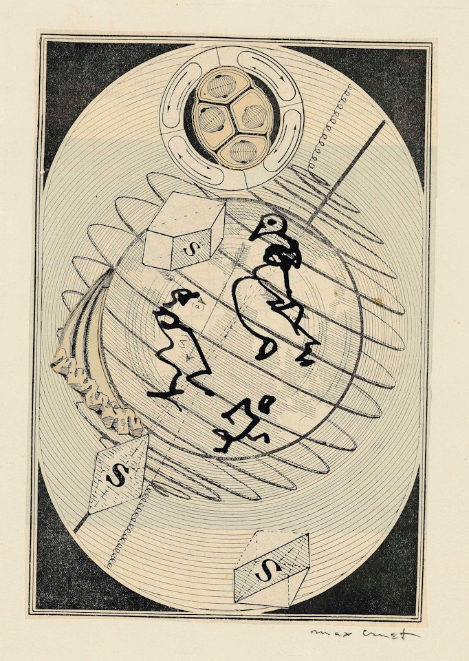Logique sans peine (Wunderhorn, Frontispiz) by Max Ernst
