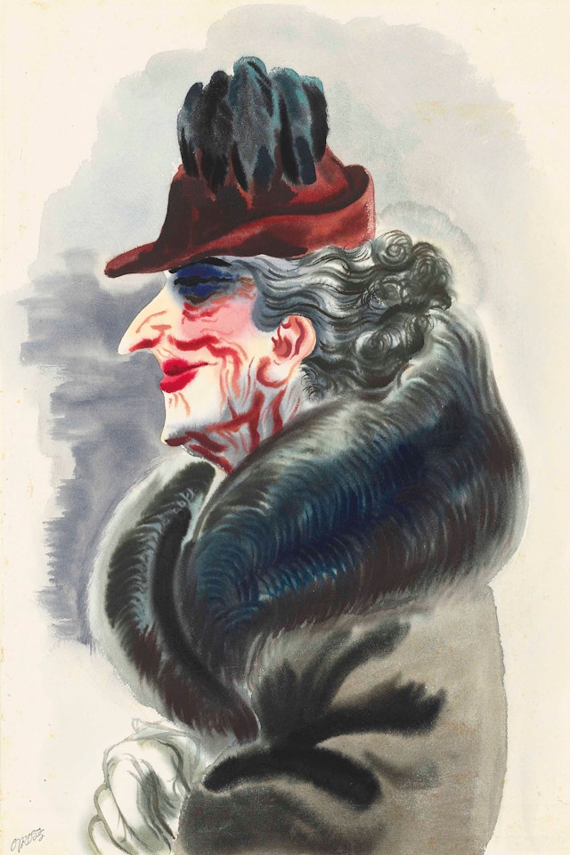 Woman with Hat by George Grosz